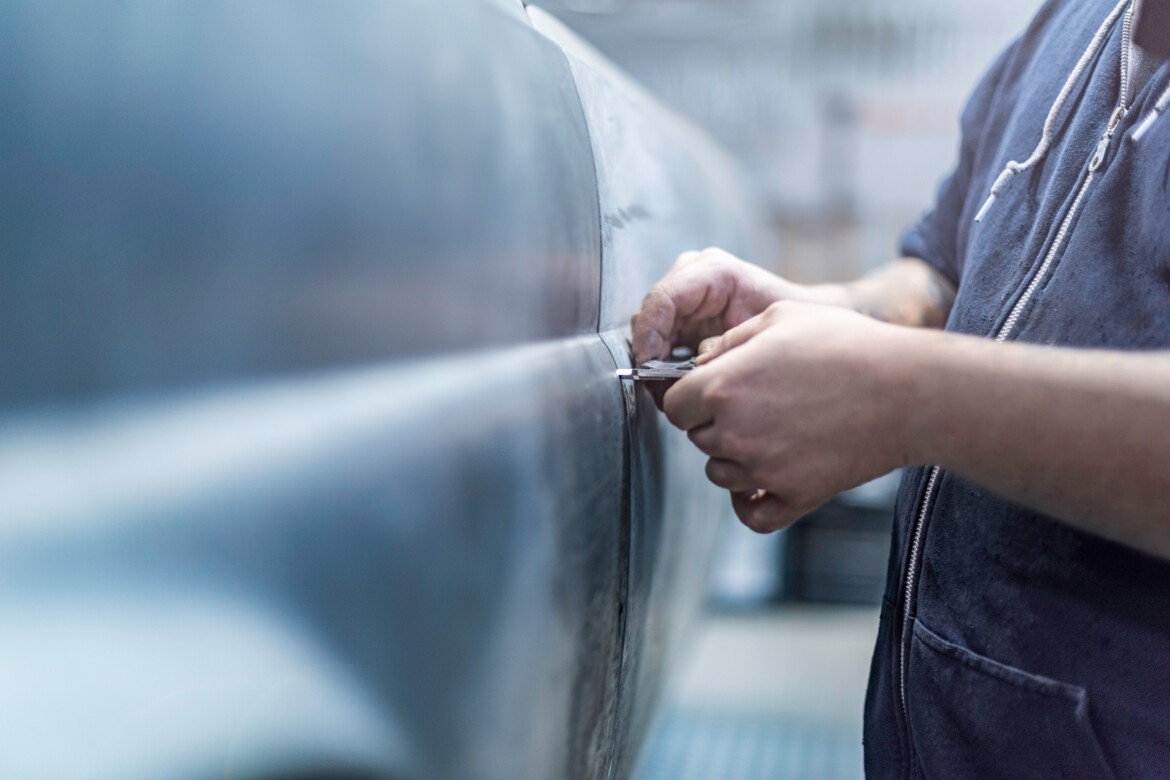 Partial restoration of the bodywork