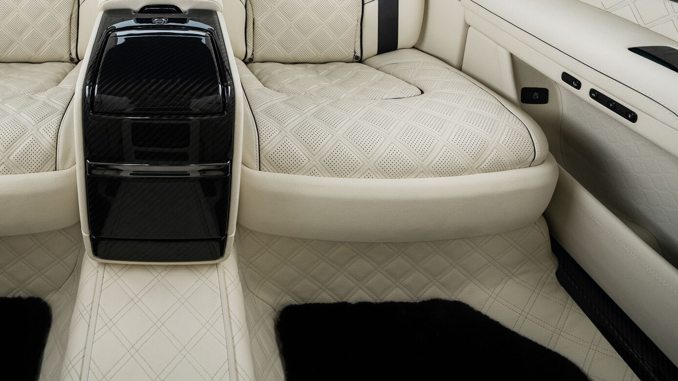 Fahrzeugboden Leder Gesteppt  3