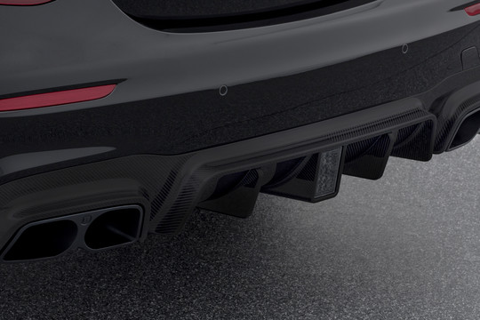 Carbon rear diffuser matt