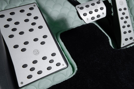 Fußstütze Aluminium