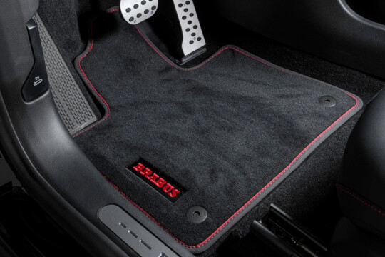 Velour floor mats