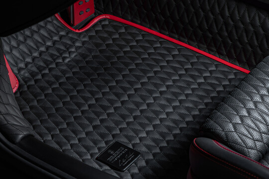 leather Floor quilted