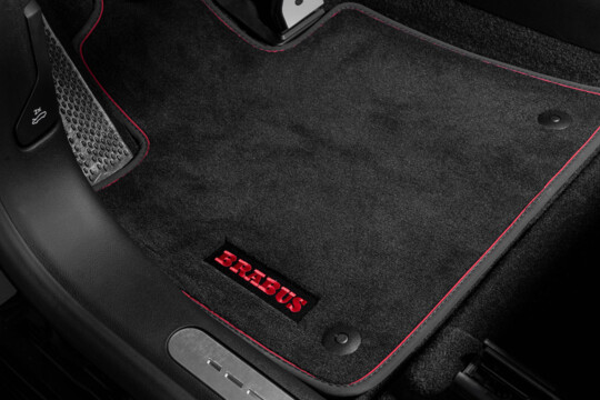 Velour floor mats