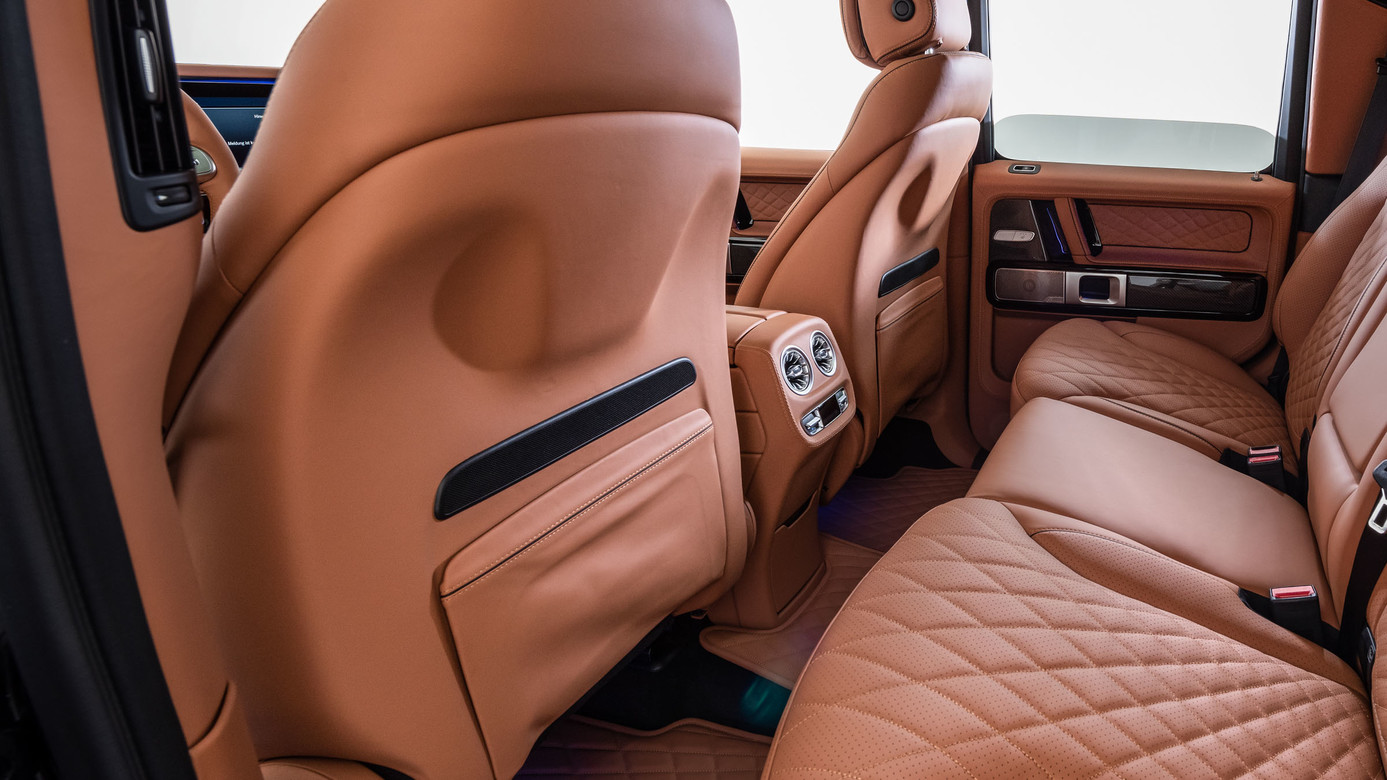 Leather backs front seats 0