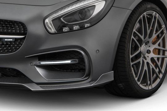 Carbon front fascia attachments glossy